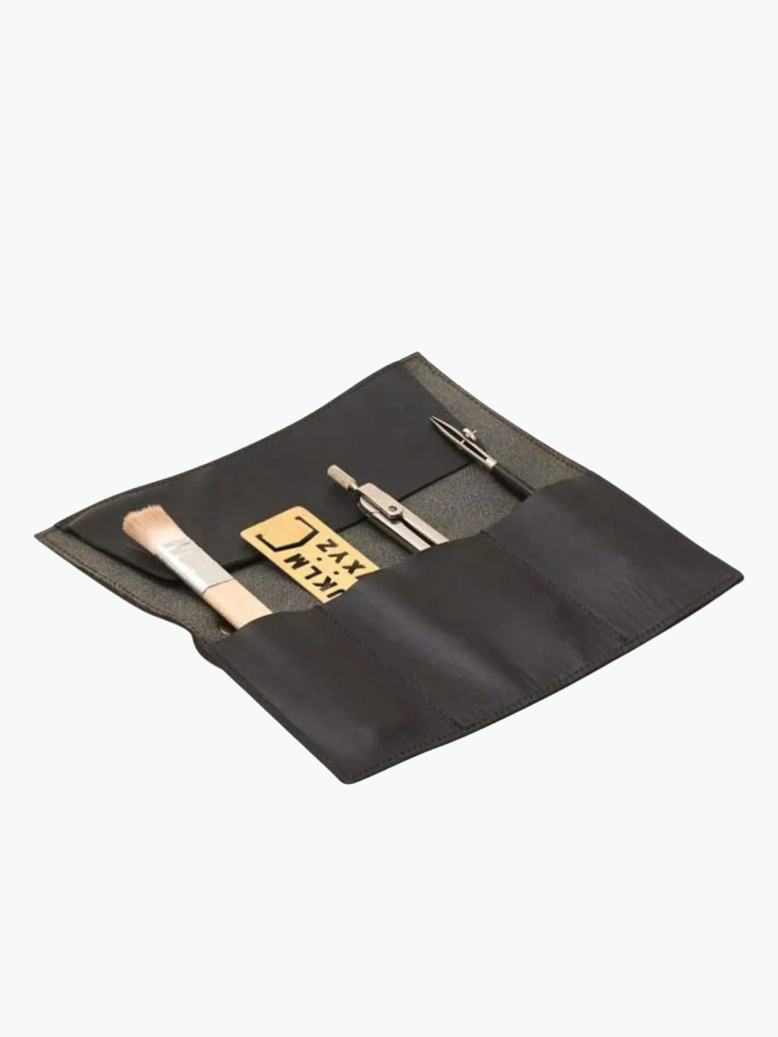 Paper Republic Le Porte Plume Leather Pen and Pencil Case Black